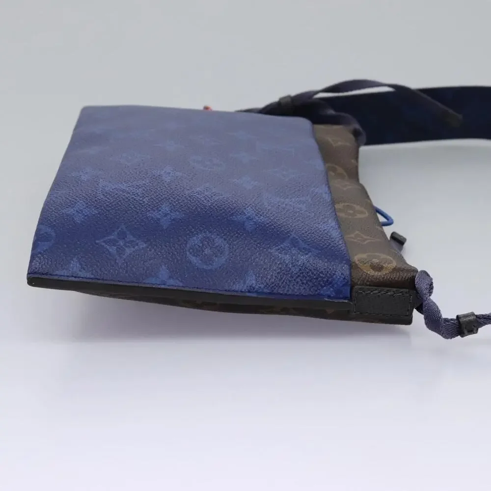 Louis Vuitton Monogram Pacific Split Sacoche Shoulder Bag Blue